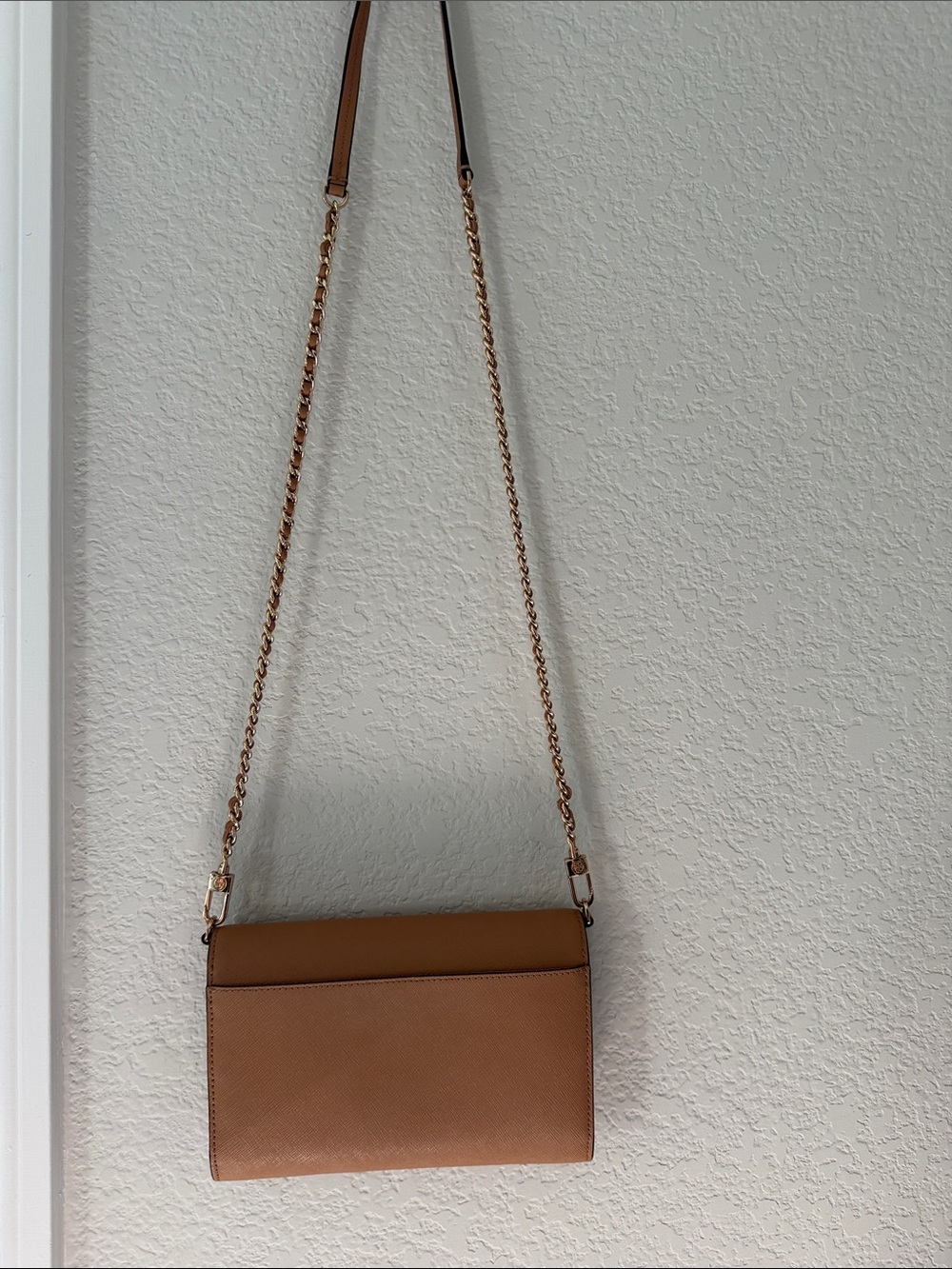 Tory Burch Camel Tan Chain Strap Crossbody Bag - Picture 2 of 4